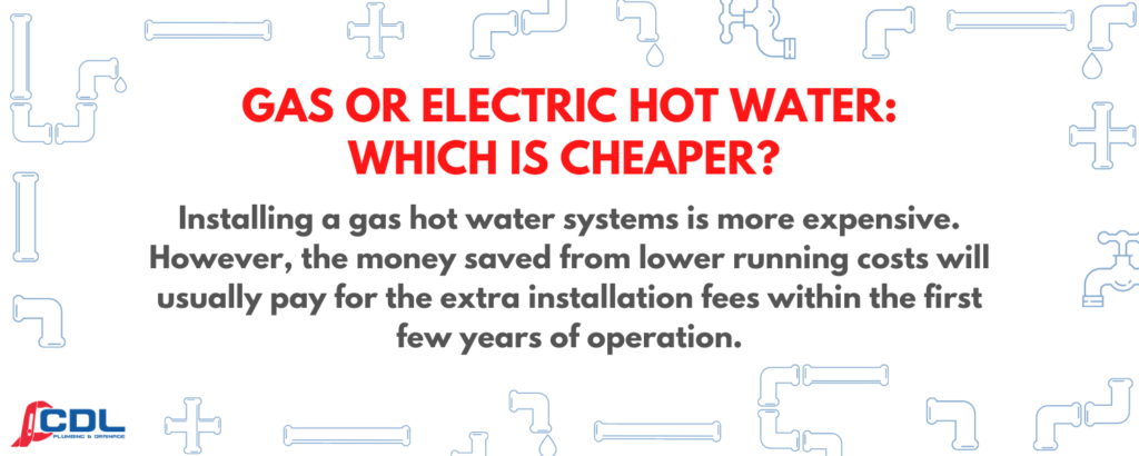 Electric Hot Water Tank vs Gas 1